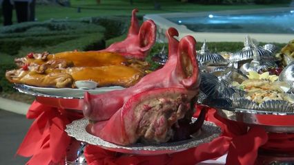 พระบาทสมเด็จพระเจ้าอยู่หัว และสมเด็จพระนางเจ้า ฯ พระบรมราชินี ทรงประกอบพิธีสังเวยพระป้าย เนื่องในเทศกาลตรุษจีน พุทธศักราช 2569