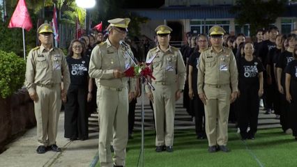 ทูลกระหม่อมหญิงอุบลรัตนราชกัญญา สิริวัฒนาพรรณวดี ทรงติดตามการดำเนินโครงการทูบี นัมเบอร์ วัน ที่จังหวัดบึงกาฬ