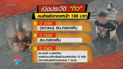 จับแล้วโจรชิงทอง 198 บาท จนมุมคาแพริมน้ำ จ.เชียงราย