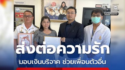 เจ้าของบริจาคต่อ 3 แสน ส่งต่อความรักของมอลลี่สู่โอกาสของเพื่อนตัวอื่น