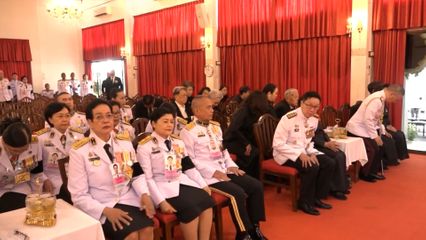 นายอรรถนิติ ดิษฐอำนาจ องคมนตรี เป็นผู้แทนพระองค์ไปในการบำเพ็ญพระราชกุศล 7 วัน พระราชทานศพ นายจรัลธาดา กรรณสูต