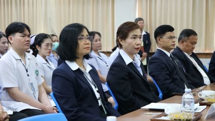 องคมนตรี เปิดการประชุมเชิงปฏิบัติการ "การขับเคลื่อนโรงพยาบาลคุณธรรมสู่การปฏิบัติ" ณ โรงพยาบาลสมเด็จพระยุพราชด่านซ้าย จังหวัดเลย
