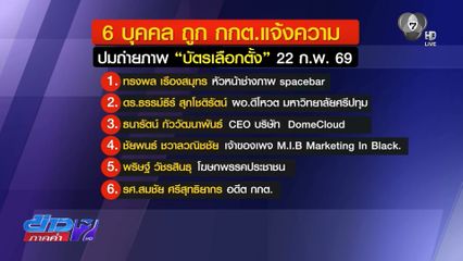 เลือกตั้ง 2569 : กกต.ดำเนินคดี 6 คน ปมถ่ายภาพ-ถอดรหัสบัตรเลือกตั้ง