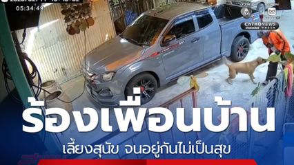 ร้องเพื่อนบ้านเลี้ยงสุนัข จนอยู่กันไม่เป็นสุข