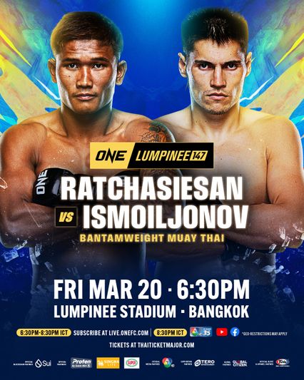 ONE ลุมพินี : ราชสีห์อีสาน เหล่าโชคเจริญ ขอคืนฟอร์มสยบ อูซาอีร์ อิสมออิลจอนอฟ ศึก ONE ลุมพินี 147