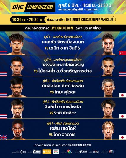 ONE ลุมพินี : วัชรพล เหล่าโชคเจริญ ปักธงน็อกย้ำชัย ไม้ซางคำ ส.ยิ่งเจริญการช่าง หวังขึ้นแท่นล่าสัญญา ONE