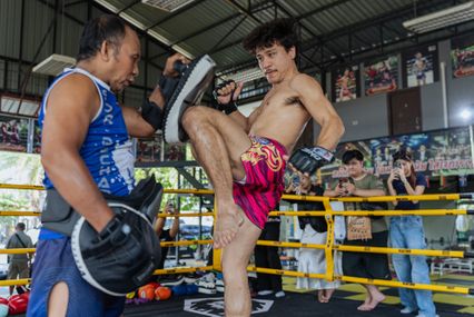 ONE ลุมพินี : จ้าวเสือใหญ่ ม.กรุงเทพธนบุรี ฟิตเต็มร้อย ขอคืนฟอร์มโหดทุบ ป้อมเพชร ป๋องสุพรรณ พีเค. ศึกใหญ่ ONE ลุมพินี 147