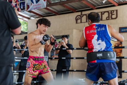 ONE ลุมพินี : จ้าวเสือใหญ่ ม.กรุงเทพธนบุรี ฟิตเต็มร้อย ขอคืนฟอร์มโหดทุบ ป้อมเพชร ป๋องสุพรรณ พีเค. ศึกใหญ่ ONE ลุมพินี 147