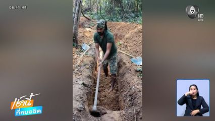 ทหารกัมพูชา ขุดคูเลตสร้างฐานที่มั่น