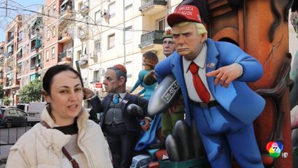 ทรัมป์ เป็นดาวเด่นเทศกาลเผาหุ่นในสเปนปีนี้