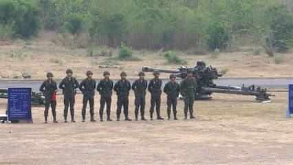 สมเด็จพระกนิษฐาธิราชเจ้า กรมสมเด็จพระเทพรัตนราชสุดา ฯ สยามบรมราชกุมารี ทอดพระเนตรการฝึกภาคสนามของนักเรียนนายร้อย  ประจำปีการศึกษา 2568