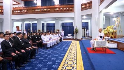 พลเรือเอก พงษ์เทพ หนูเทพ องคมนตรี เป็นผู้แทนพระองค์ ออกรับสมาคมกีฬาจักรยานแห่งประเทศไทย ในพระบรมราชูปถัมภ์