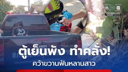 ตู้เย็นพัง ทำคลั่ง! อาคว้าขวานฟันหลานสาว บาดเจ็บ