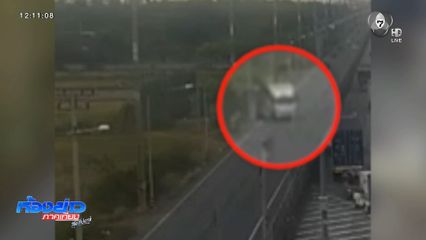 เร่งล่าคนขับรถบรรทุก 6 ล้อ แหกด่านชน ตร.เสียชีวิต