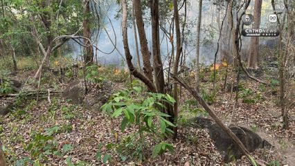 ไฟป่าโหมไหม้ ลูกศิษย์ “พระสิ้นคิด” ระดมพระ-ชาวบ้าน ช่วยดับ