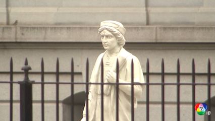 ทรัมป์ สั่งติดตั้งรูปปั้น "โคลัมบัส" ในทำเนียบขาว