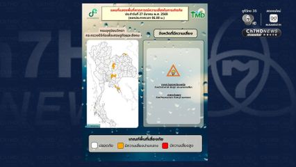 กลางวันร้อนจัด ภาคเหนือร้อนที่สุดแตะ 41°C