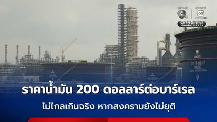 ปธน.อิหร่าน เตือน น้ำมัน 200 ดอลลาร์ต่อบาร์เรล ไม่ไกลเกินจริง หากสงครามไม่ยุติ