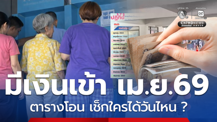 มีเงินเข้า เม.ย.69 รวมวันโอน สวัสดิการภาครัฐ ใครได้วันไหน