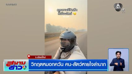 วิกฤตหมอกควันภาคเหนือ คน-สัตว์ หายใจลำบาก "สุชาติ ชมกลิ่น" ลงพื้นที่