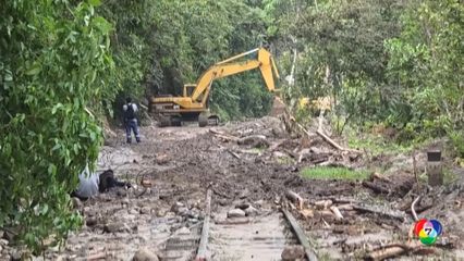 ดินถล่มทับเส้นทางรถไฟมุ่งหน้าสู่ มาชูปิกชู