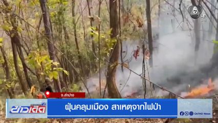 ฝุ่นคลุมเมือง สาเหตุจากไฟป่า