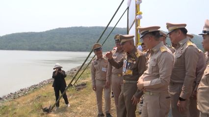 องคมนตรี ติดตามและขับเคลื่อนโครงการอ่างเก็บน้ำลำพะยังตอนบนอันเนื่องมาจากพระราชดำริ จังหวัดกาฬสินธุ์