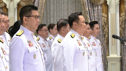 นายกฯ นำ ครม.เฝ้าฯ ถวายสัตย์ปฏิญาณก่อนรับหน้าที่