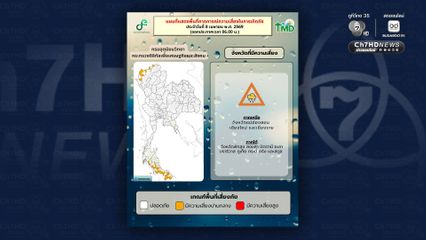 กทม. ปริมณฑล อากาศร้อนจัดบางพื้นที่ มีฟ้าหลัวในตอนกลางวัน  อุณหภูมิสูงสุด  40 องศาเซลเซียส