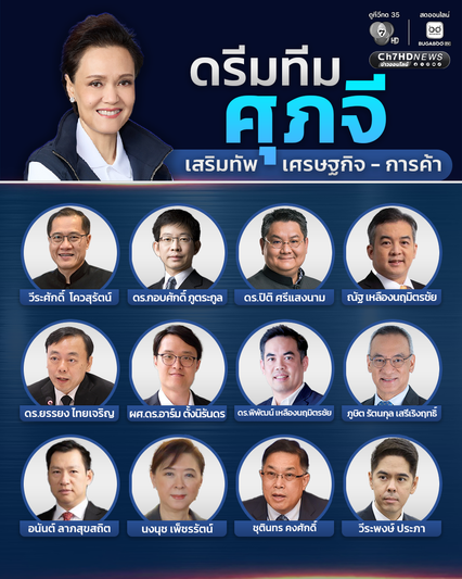 “ศุภจี” ทาบ 12 กูรู นั่งดรีมทีมที่ปรึกษาฯ ด้านเศรษฐกิจ