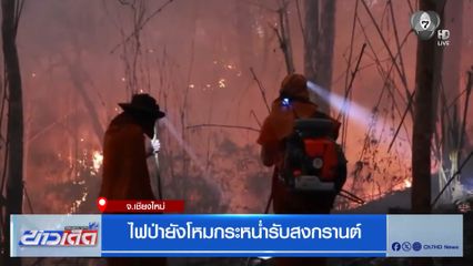 ไฟป่ายังโหมกระหน่ำรับสงกรานต์