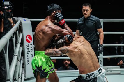 ONE Championship : สามเอ ไก่ย่างห้าดาว เตะก้านคอดับสด เอลเมห์ดี เอล จามารี ศึก ONE Fight Night 42