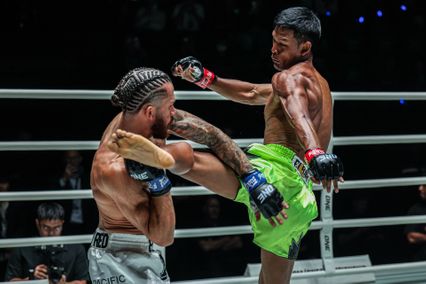 ONE Championship : สามเอ ไก่ย่างห้าดาว เตะก้านคอดับสด เอลเมห์ดี เอล จามารี ศึก ONE Fight Night 42