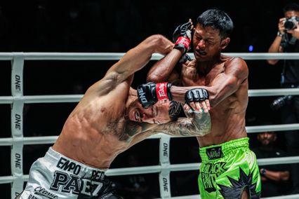 ONE Championship : สามเอ ไก่ย่างห้าดาว เตะก้านคอดับสด เอลเมห์ดี เอล จามารี ศึก ONE Fight Night 42