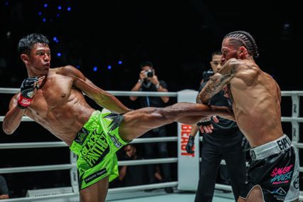 ONE Championship : สามเอ ไก่ย่างห้าดาว เตะก้านคอดับสด เอลเมห์ดี เอล จามารี ศึก ONE Fight Night 42