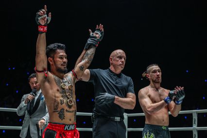 ONE Championship : สามเอ ไก่ย่างห้าดาว เตะก้านคอดับสด เอลเมห์ดี เอล จามารี ศึก ONE Fight Night 42