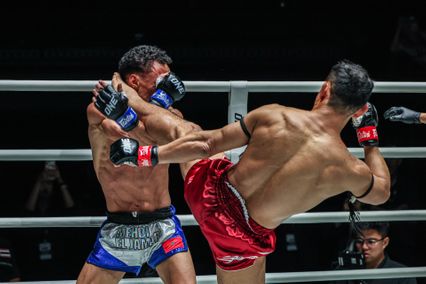 ONE Championship : สามเอ ไก่ย่างห้าดาว เตะก้านคอดับสด เอลเมห์ดี เอล จามารี ศึก ONE Fight Night 42