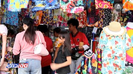 สงกรานต์เบตง เสื้อลายดอกขายดี จ.ยะลา