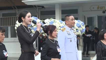 สมเด็จพระกนิษฐาธิราชเจ้า กรมสมเด็จพระเทพรัตนราชสุดาฯ สยามบรมราชกุมารี เสด็จพระราชดำเนินไปในการพระราชทานเพลิงศพ พันจ่าอากาศเอก มนัส ปิติสานต์