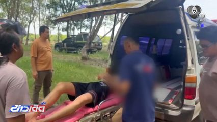 รอดหวุดหวิด วัยรุ่นเล่นน้ำคลายร้อนในสระติดตั้งปั๊มน้ำ