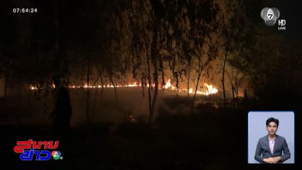 เย้ยคำสั่ง ผวจ.คืนเดียวจุดไฟเผาป่า 4 จุด