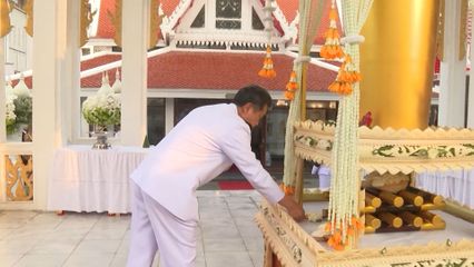 สมเด็จพระกนิษฐาธิราชเจ้า กรมสมเด็จพระเทพรัตนราชสุดา ฯ สยามบรมราชกุมารี พระราชทานเพลิงศพ นายอาษา เมฆสวรรค์ อดีตรัฐมนตรีช่วยว่าการกระทรวงมหาดไทย