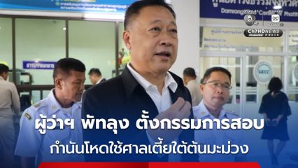 ผู้ว่าฯ พัทลุง ตั้งกรรมการสอบ กำนันโหดใช้ศาลเตี้ยใต้ต้นมะม่วง