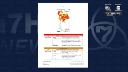 เช็กพื้นที่ฝนตกหนัก 30 เม.ย.-1พ.ค.