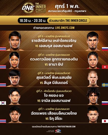 ONE ลุมพินี : ดวงดาวน้อย ลูกทรายกองดิน ไม่หวั่นหมัด ยานา ยิป พร้อมจัดหนักคว้าชัย 3 ไฟต์รวด