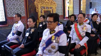 พระบาทสมเด็จพระเจ้าอยู่หัว และสมเด็จพระนางเจ้า ฯ พระบรมราชินี เสด็จพระราชดำเนินไปในการพระราชพิธีฉัตรมงคล พุทธศักราช 2569