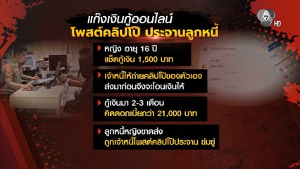 แก๊งเงินกู้โพสต์ประจาน