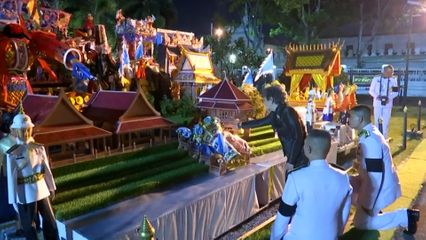 หม่อมเจ้า ศรีสว่างวงศ์ ยุคล เสด็จแทนพระองค์ ไปในพิธีบำเพ็ญกุศลทักษิณานุปทาน (กงเต๊ก) ถวายพระบรมศพ สมเด็จพระนางเจ้าสิริกิติ์ พระบรมราชินีนาถ พระบรมราชชนนีพันปีหลวง