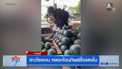 สาวโรงงาน หลอกโอนทิพย์ซื้อแตงโม