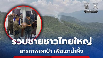 รวบชายชาวไทยใหญ่ สารภาพเผาป่า เพื่อเอาน้ำผึ้ง